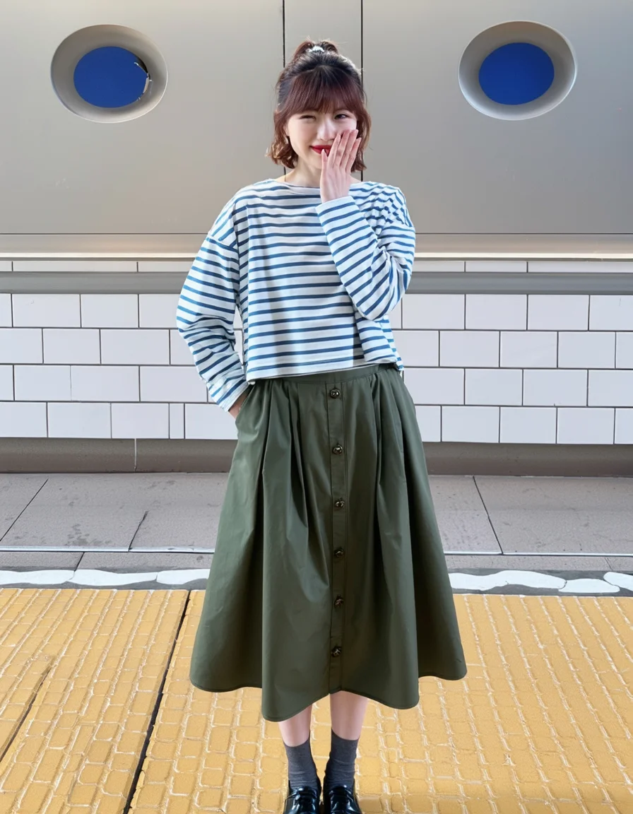 大人可愛いの本質とスタイル作りを徹底解説｜高腰スカートの役割