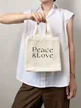 ミニトートバッグ 厚手帆布 コットン100% シンプル 通勤 デイリー お散歩 ランチボックス