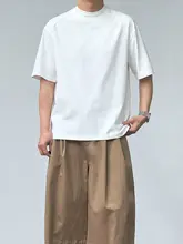 Tシャツ 半袖 ユニセックス ヘビーウェイト 二重リブ クルーネック デコンストラクション おしゃれ カジュアル 夏「BROMAD」