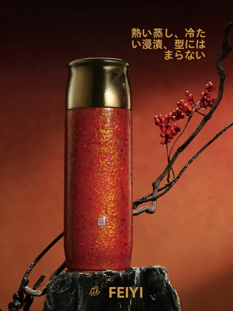 飛劍TQ-390-02A純チタン保温杯：二重構造で8時間の保温性能と抑菌 機能を実現