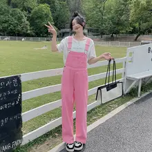 レディース サロペットパンツ【春秋用・ルーズフィット・スイートカラー・カジュアルスタイル】