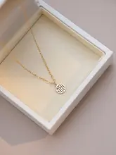 高級感あるシンプルな14Kゴールドネックレス【鎖骨チェーン・金属風・贈り物に最適】