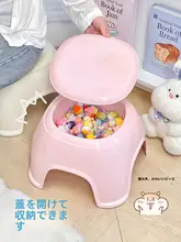 可愛らしい収納スツール【ウサギとクマ・子供用・リビング・寝室用】