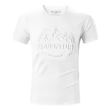 メンズ 夏用ショートスリーブTシャツ【立体的なエンボス加工・スリムフィット・クルーネック】