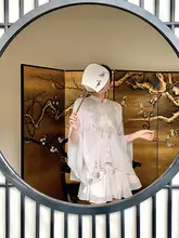 春の銀色ビーズ刺繍ケープトップス【Aライン・フレアスカート・シャツコート】（セットアップ対応）