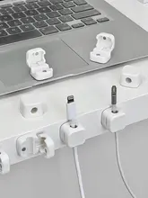 マグネット式ケーブルホルダー【デスク用・壁掛け・スマホ充電ケーブル収納】