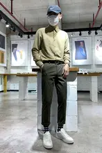 メンズカジュアルパンツ【スリムフィット・九分丈・春用】（セットアップ対応）