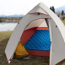 気袋式ポータブルエアマット【防湿・超軽量・一人用・キャンプ・厚手】