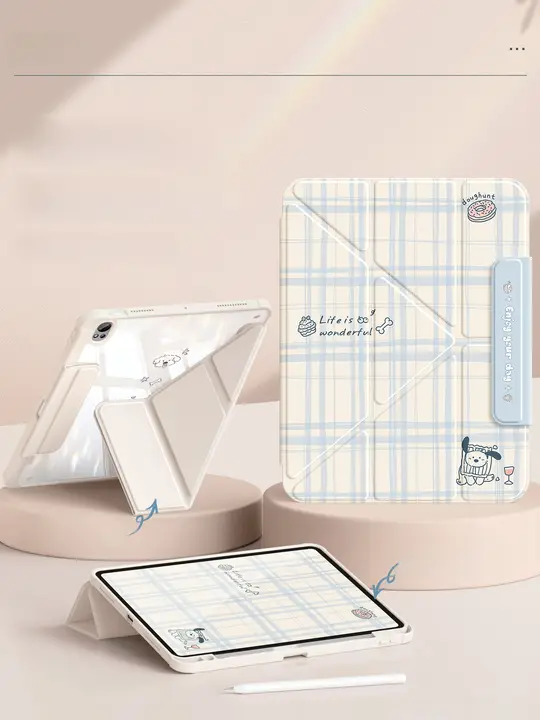 Q-BOSS Huaweiタブレット用保護ケース【軽量・スリム・ペンホルダー付き・マグネットタイプ】（セットアップ対応）