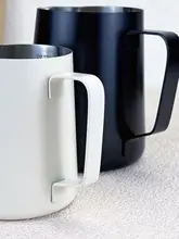 ステンレス製 カフェラテアートカップ【計量機能付き・泡立て用ノズル】