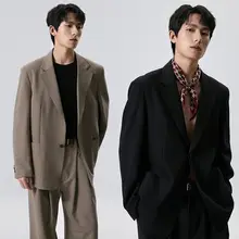 簡単お手入れのメンズカジュアルジャケット【春秋向け・パッド入り・ブレザータイプ】
