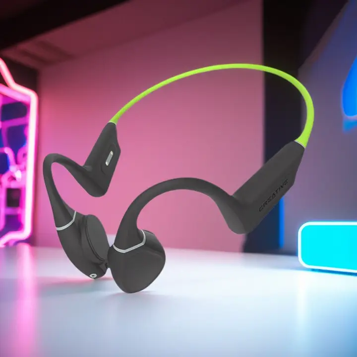 防水骨伝導イヤホン【Bluetooth対応・運動用・ワイヤレス・フック型】