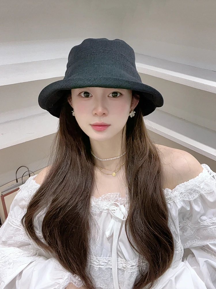 春夏用 軽量通気性ハンチングキャップ：首の後ろに汗をかく女性30代に最適な日よけ対策
