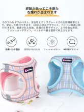 犬用ハーネス牽引リード【中小型犬用・テディ・ビション・ボメラニアン対応・散歩用】