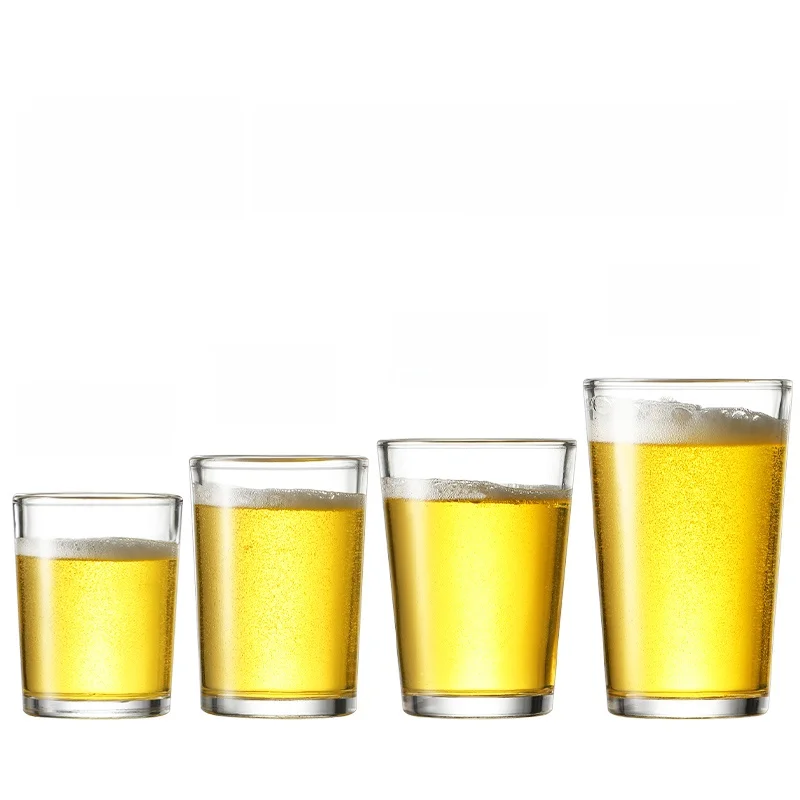 衝撃に強い強化ガラス製飲料グラス【バーツ・ビール・焼酎用・2量・耐熱性】