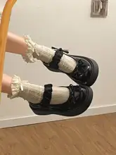 厚底浅口レディースシューズ【マリージェーン・秋用・フレンチスタイル】（セットアップ対応）