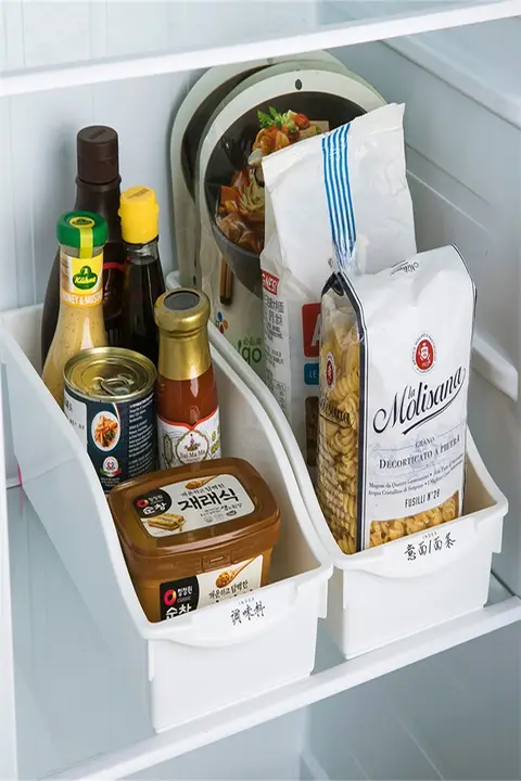 キッチン用調味料整理ボックス【水槽下収納・キャスター付き・便利な収納バスケット】
