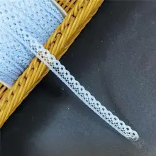 白色レーストリム麻ひもDIY材料【手作り刺繍用・極上の柔らかさ・幅1.2cm】
