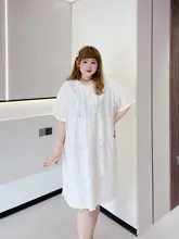 極上の柔らかさ！透かしデザインのニットワンピース【夏用・大きいサイズ・小柄対応】