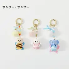 かわいいペットデザインのロッククリップ【創意のキーホルダー・ファッション小物】
