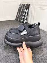 内蔵ヒールのレディース小型レザーシューズ【厚底・カジュアルデザイン・春夏用】