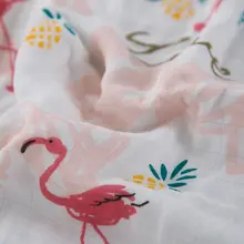 竹繊維製 洗えるコットンガーゼ4重夏用涼感ケット【赤ちゃん用・抱っこ紐・エアコンカバー・多用途・バスタオル】
