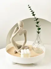 抽象人物デザインのアートオブジェ【高級感・インテリア装飾・リビングルーム・エントランス用】