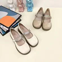 夏用 マリージェンシューズ【浅めの口元・フラット・ファッション・シンプルデザイン】（セットアップ対応）