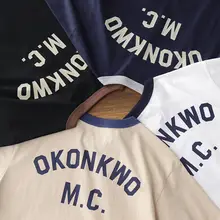 カラフルなバイクプリントTシャツ【メンズ・夏用・薄手・コットン・ラウンドネック・短袖】