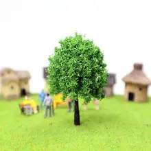 樟の木模造品【ミニチュア風景用・軍用グリーン・DIY建築モデル材料】