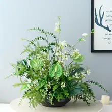 高級感ある中国風造花【リビングやダイニングテーブル用・おしゃれなインテリア】