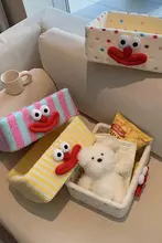 可愛い長方形収納ボックス【デスク用・化粧品や小物整理に最適】