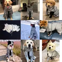 中型犬向けのアウトドアジャケット【防水・全身カバー・四脚対応】