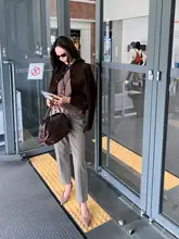 快適なストレートパンツ【秋用・細身・カジュアル】（セットアップ対応）