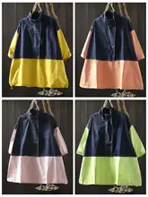 ユニークなデザインの女性用Tシャツ【夏用・ルーズフィット・体型カバー・カジュアル】