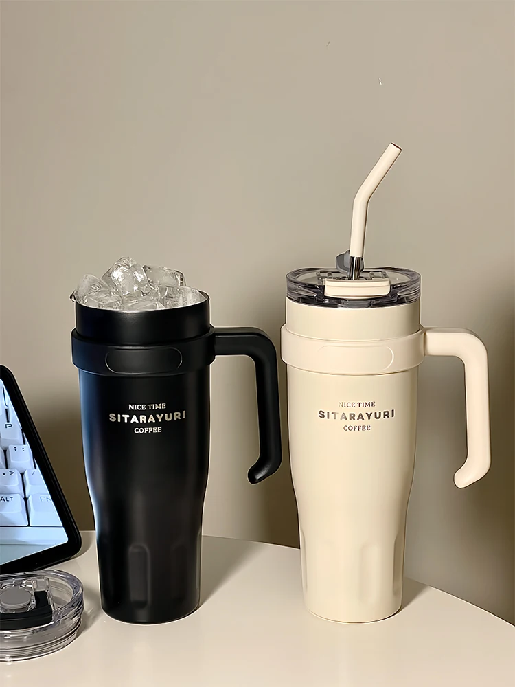 ストロー付きステンレスマグ：900ml～1100mlの大容量保温カップの実用性と使い方