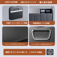 車載収納ボックス【多目的・トランク用・軽量デザイン】