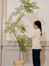 高級感あるインテリア！ブルームフォリアのシミュレーショングリーン植物【室内用・鉢植え・落地型】