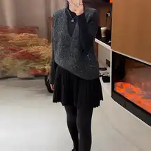 大きいサイズ レディース 薄手のプリーツスカート【ハイウエスト  ・ストレートデザイン・春用】（セットアップ対応）