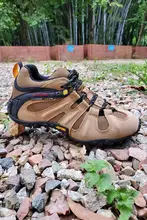 嘻尚足 メンズアウトドア登山靴【通気性メッシュ・グリップ防滑・耐磨耗】