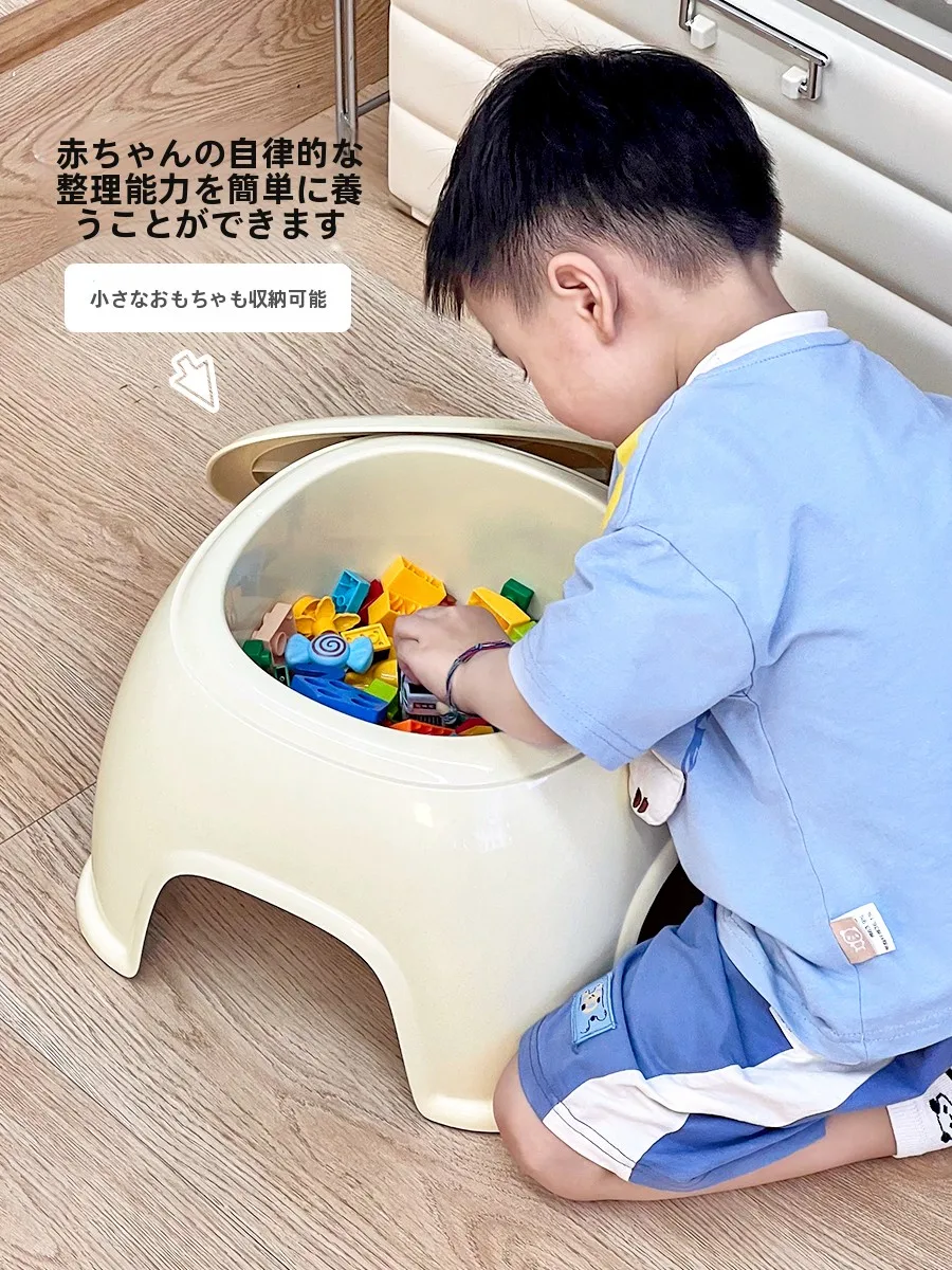 子どもがいる家庭で安全な収納を実現するには？このスツールが意外に効果的