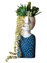 プランター 彫刻 シーン装飾 創造的アート 人物像