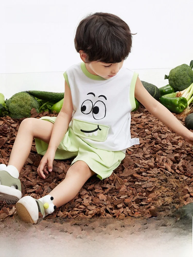 幼児用半袖Tシャツ：巴拉巴拉の夏用軽量吸湿速乾2枚セットは実用性が確認