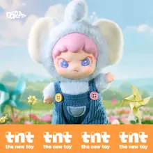 ふわふわ動物デザインのラバープレイマスコット【ブラインドボックス仕様】