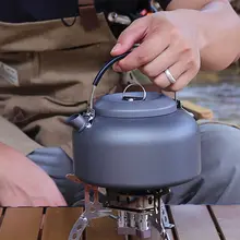 アウトドア用 1.4L アルミ製やかん【大容量・キャンプ用・携帯便利】