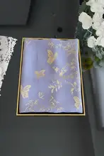 真絲二重花柄ロープ付きスカーフ【薄手・贈り物・ショール】