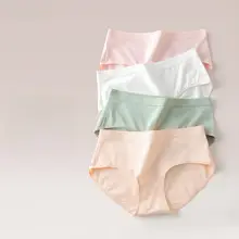 高身長向け 中腰女子用綿製抗菌ショーツ【段差なし・ヒップを締め付けない・三角形デザイン】（セットアップ対応）