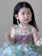子供用 夏季 海星と貝殻のペンダントビーズネックレス【かわいい人魚姫デザイン・アクセサリー】
