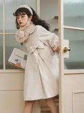 ロリータスタイル・編み込みデザインのコート【甘美な夢・シンプルにコーディネート可能】