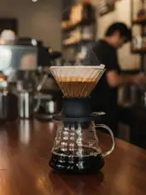 ガラス製ハンドドリップコーヒーV60フィルタードリッパー【家庭用・一体型抽出器具・ドリップ式】（セットアップ対応）